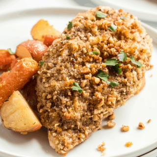 Pecan Chicken Sheet Pan Dinner