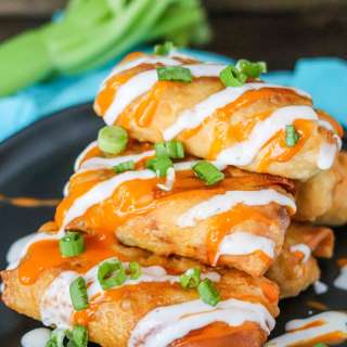 Buffalo Chicken Egg Rolls