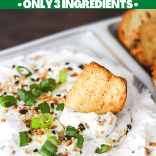 Everything Bagel Dip (3 ingredients)