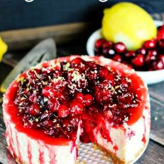 Slow Cooker Cranberry Cheesecake