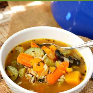 Loaded Vegetable & Wild Rice Soup