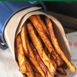 Air Fryer Sweet Potato Fries (homemade)