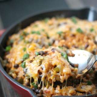 One Skillet Enchilada Rice