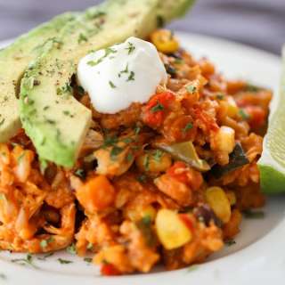 Crockpot Enchilada Casserole
