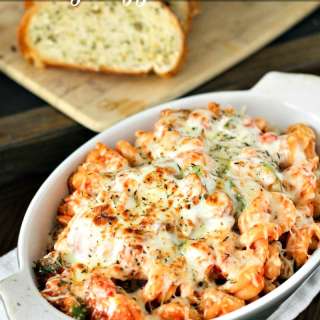 20 Minute Cheesy Vegetable Pasta Bake