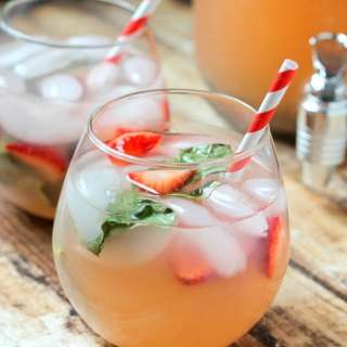Strawberry Basil Margaritas