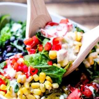 Southwestern Salad with Jalapeno Ranch
