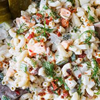Dill Pickle Pasta Salad