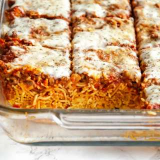 Macro Friendly Baked Spaghetti