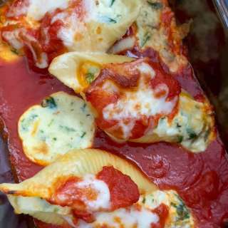 High Protein Vegetarian Stuffed Shells