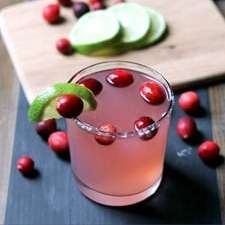 Easy Cranberry Margaritas