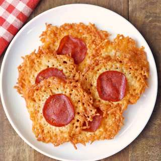 Baked Parmesan Crisps