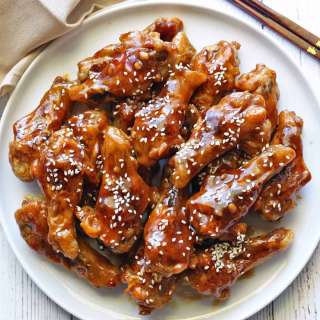 Oven-Baked Teriyaki Chicken Wings