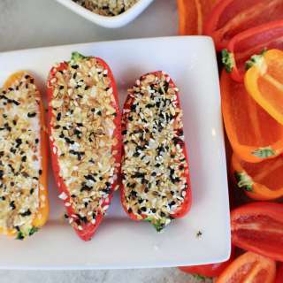 Everything Bagel Stuffed Peppers