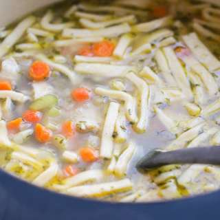 Chicken Noodle Soup with Homemade Noodles