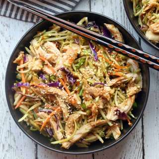 Chinese Chicken Salad with Sesame Dressing