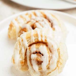 Puff Pastry Cinnamon Rolls