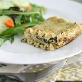 White Spinach & Artichoke Lasagna