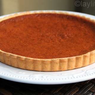 Candied pumpkin tart