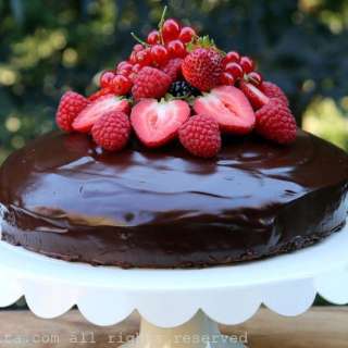 Simple chocolate cake
