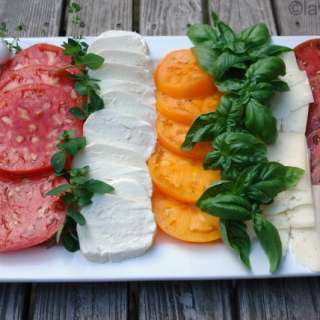 Tomato appetizer platter or tomato salad platter