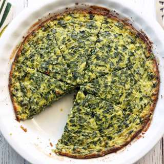 Crustless Spinach Quiche
