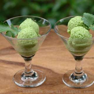 Avocado sorbet