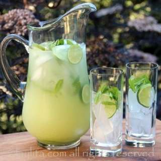 Vodka mint lemonade or limeade