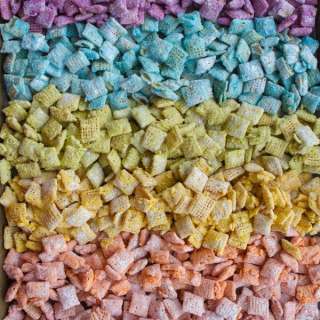 Rainbow Muddy Buddies