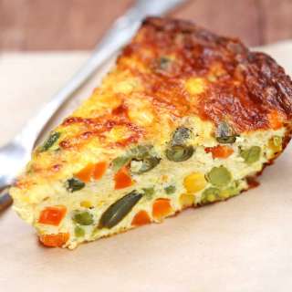 Crustless Vegetable Quiche