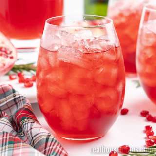 Pomegranate Champagne Cocktail