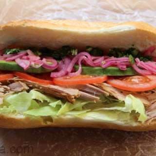 Roasted pork sandwich