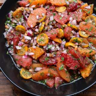 Citrus habanero salsa