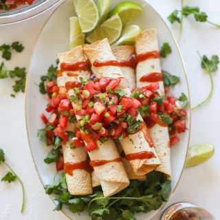 Chicken Flautas (Flautas de Pollo)