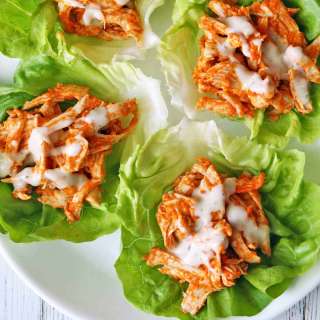 Buffalo Chicken Lettuce Wraps