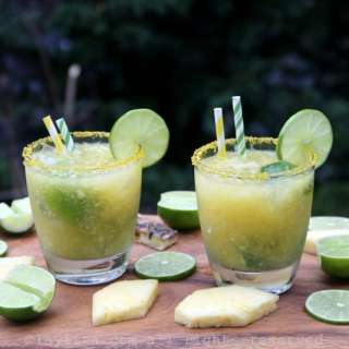 Pineapple caipirinha