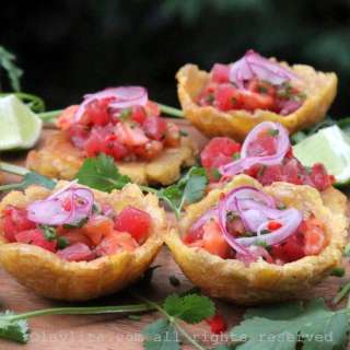 Salmon and tuna poke inspired ceviche