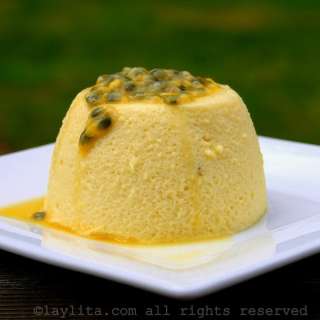 Classic passion fruit mousse {Mousse de maracuya}