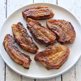 Oven-Baked Pork Belly Strips