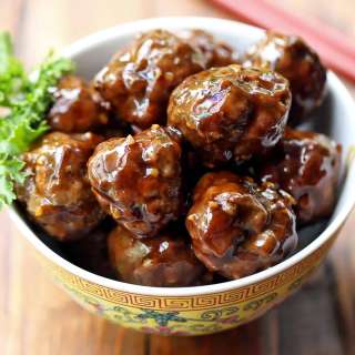 Saucy Asian Meatballs