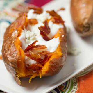 Loaded Sweet Potatoes