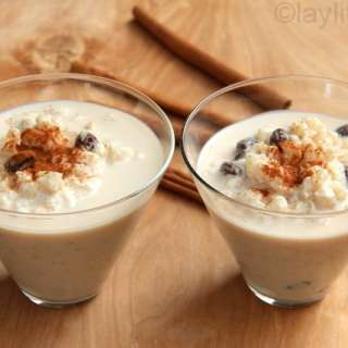 Morocho or Ecuadorian spiced corn pudding drink