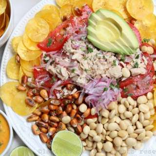 Tuna fish ceviche {Ceviche volquetero}