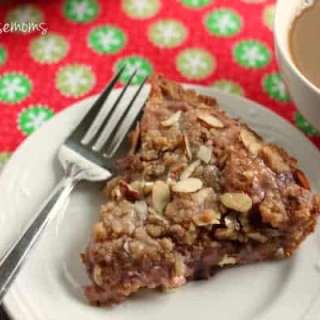 Easy Cranberry-Almond Cream Cheese Coffee Cake