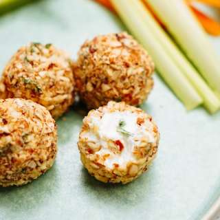 Caramelized Onion Goat Cheese Truffles
