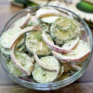 Creamy Cucumber Salad