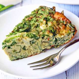 Spinach Frittata with Parmesan