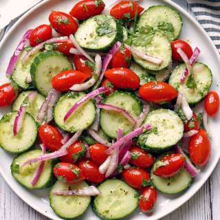 15-Minute Cucumber Tomato Salad