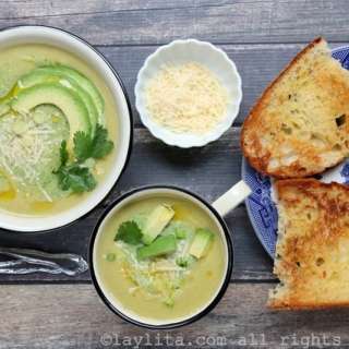 Leek and potato soup