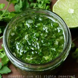 Cilantro chimichurri